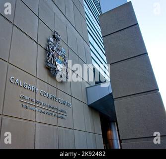 Calgary Courts Center Alberta Foto Stock