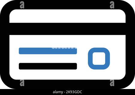 Icona di credito della carta di fatturazione Illustrazione Vettoriale