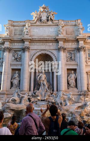 Roma, Italia. 21st Set, 2022. Fontana di Trevi (Credit Image: © Mark Avery/ZUMA Press Wire) Foto Stock