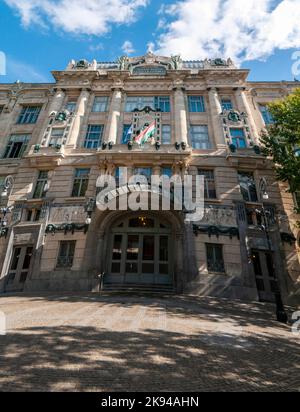 Accademia musicale Franz Liszt, Budapest Ungheria fotografata a Liszt Ferenc Ter (Piazza Franz Liszt) Budapest Ungheria Foto Stock