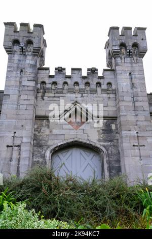 Irlanda Eire Dublin Dame Street Castello di Dublino Caisleán Bhaile Átha Cliath per lo più origini del 18th ° secolo Norman 1230 il Dubhlinn Gardens Coach House Foto Stock