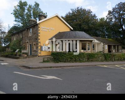 Parco Nazionale di Aysgarth Falls Centro visitatori Wensleydale Yorkshire Parco Nazionale di Dales North Yorkshire Inghilterra Regno Unito Foto Stock