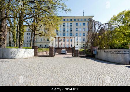 Ministero dell'Economia, delle infrastrutture, del Turismo e del lavoro dello Stato di Meclemburgo-Pomerania occidentale a Schwerin Foto Stock