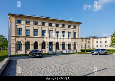 Ministero dell'Educazione e dell'Assistenza diurna per i bambini dello Stato del Meclemburgo-Pomerania occidentale, con sede nel Marstall di Schwerin Foto Stock