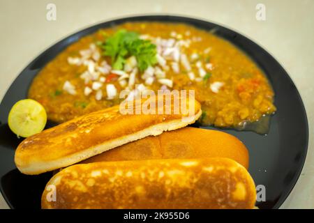 PAV bhaji fast food piatto dall'India. Foto Stock