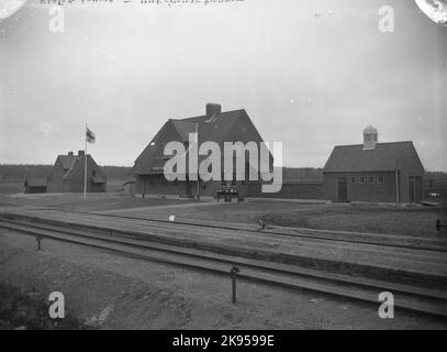 Stazione Casa a Sten 1912. La stazione fu eretta nel 1913. E 'stato restaurato nel 1945 Foto Stock