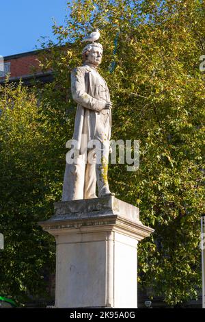 Irlanda Eire Dublin o'Connell Street Sir John Gray JP 1815 – 1875 medico politico liberale Home regola Lega fondatore Corti di arbitrato acqua pura Foto Stock