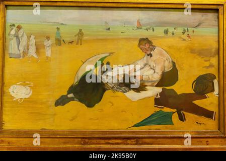 Ireland Eire Dublin City Gallery The Hugh Lane Beach Scene 1876/77 di Edgar Degas 1834 - 1917 impressionista francese Foto Stock