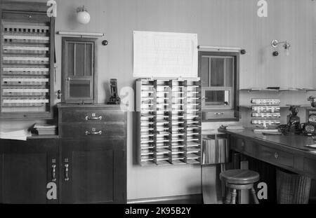 Cappello alla stazione di Fritsla. Foto Stock