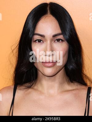 Beverly Hills, Stati Uniti. 25th Ott 2022. BEVERLY HILLS, LOS ANGELES, CALIFORNIA, USA - 25 OTTOBRE: L'esecutivo americano Stephanie Shepherd arriva al Veuve Clicquot 250th Anniversary Solaire Culture Exhibition che si tiene al 468 North Rodeo Drive il 25 ottobre 2022 a Beverly Hills, Los Angeles, California, Stati Uniti. (Foto di Xavier Collin/Image Press Agency) Credit: Image Press Agency/Alamy Live News Foto Stock