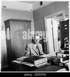 Ferrovie statali, personale SJ, Ufficio del traffico del personale, A. Barin Foto Stock