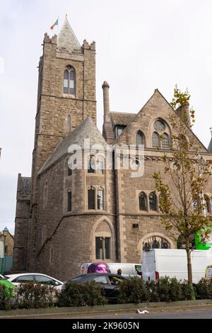 Republic of Ireland Eire Dublin St Michael's Tower Viking Medieval History Museum 1993 Sinodo Hall of Christ Church Cattedrale rievocazioni storiche Foto Stock