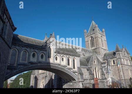 La cattedrale di Christchurch a Dublino Irlanda Foto Stock