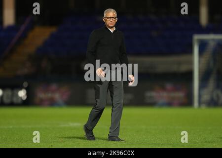 Hartlepool United Interim manager Keith Curle durante la partita della Sky Bet League 2 tra Hartlepool United e Salford City a Victoria Park, Hartlepool, martedì 25th ottobre 2022. (Credit: Marco Fletcher | NOTIZIE MI) Credit: NOTIZIE MI & Sport /Alamy Live News Foto Stock