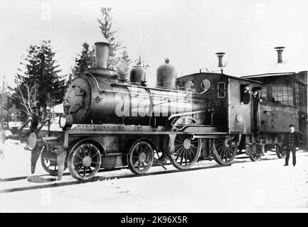 Ferrovia Stoccolma-Nynäs, SNJ LOK 5 Foto Stock