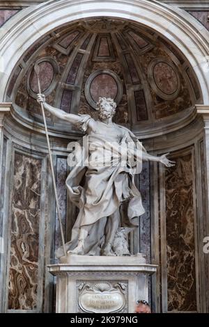 Stato della Città del Vaticano. 19th Set, 2022. Interno, statua, Basilica di San Pietro. (Credit Image: © Mark Avery/ZUMA Press Wire) Foto Stock