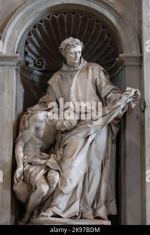 Stato della Città del Vaticano. 19th Set, 2022. Interno, statua, Basilica di San Pietro. (Credit Image: © Mark Avery/ZUMA Press Wire) Foto Stock