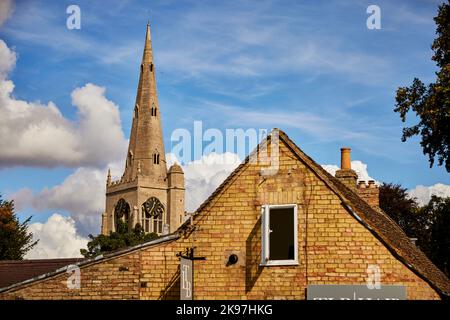 Godmanchester, Huntingdonshire, Cambridgeshire, Inghilterra. Chiesa di Santa Maria Vergine Foto Stock