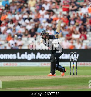 Preso 28 ago 2022 / The Hundred / Warwickshire County Cricket Club / Edgbaston / Birmingham Phoenix / Manchester Originals Foto Stock