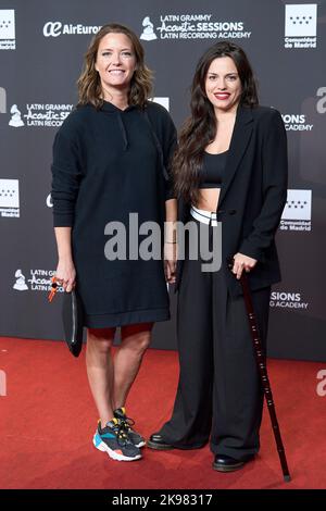 26 ottobre 2022, Madrid, Madrid, Spagna: Maria Casado, Martina diRosso partecipa alle sessioni acustiche di GRAMMY Latin Photocall all'arena Las Ventas del 26 ottobre 2022 a Madrid, Spagna (Credit Image: © Jack Abuin/ZUMA Press Wire) Foto Stock