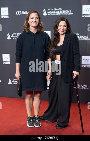 26 ottobre 2022, Madrid, Madrid, Spagna: Maria Casado, Martina diRosso partecipa alle sessioni acustiche di GRAMMY Latin Photocall all'arena Las Ventas del 26 ottobre 2022 a Madrid, Spagna (Credit Image: © Jack Abuin/ZUMA Press Wire) Foto Stock