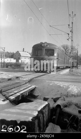 Ferrovia statale.SJ X0A5 con "Mälardalen Foto Stock
