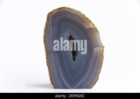 collezione di pietre preziose su sfondo bianco isolato Foto Stock