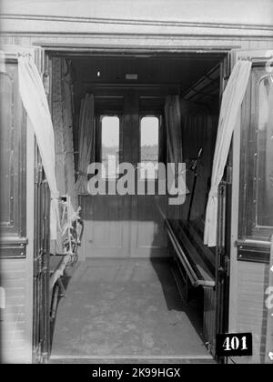 Uppsala - Ferrovia Gävle, UGJ F 406. Ospedale. Foto Stock