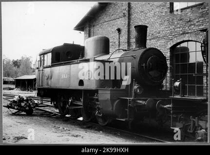 Ferrovia Stoccolma-Nynäs, SNJ Lok 8. Foto Stock