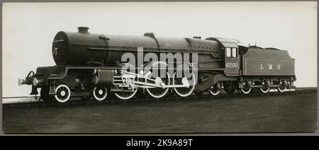 London Midland Scottish Railway, LMS 7P 6200. Foto Stock
