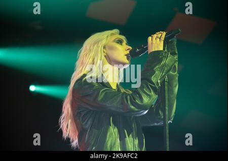 Fotografie della performance incauta di Pretty presso la sala da ballo Barrowland di Glasgow il 26th ottobre 2022 Foto Stock