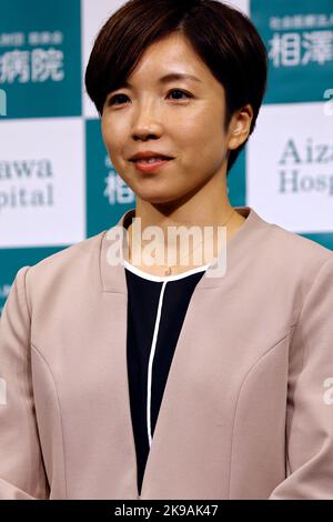 Tokyo, Giappone. 27th Ott 2022. NAO Kodaira Speed Skating : skater giapponese Nao Kodaira partecipa a una conferenza stampa e annuncia il suo ritiro a Tokyo, Giappone . Credit: AFLO SPORT/Alamy Live News Foto Stock