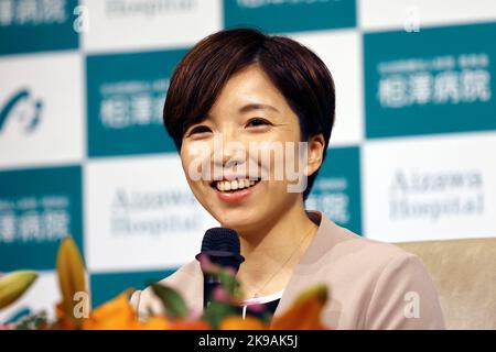 Tokyo, Giappone. 27th Ott 2022. NAO Kodaira Speed Skating : skater giapponese Nao Kodaira partecipa a una conferenza stampa e annuncia il suo ritiro a Tokyo, Giappone . Credit: AFLO SPORT/Alamy Live News Foto Stock