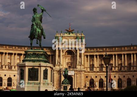 Wien Architektur, Wien, Wien Hofburg, Wien Museum, die Hofburg ist die Residenz der Habsburg a Wien, Foto Stock