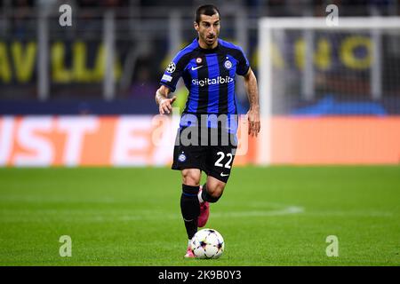 Milano, Italia. 26 ottobre 2022. Durante la partita di calcio della UEFA Champions League tra il FC Internazionale e il FC Viktoria Plzen. Credit: Nicolò campo/Alamy Live News Foto Stock