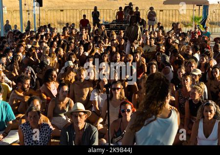 Workshop in Dance Festival Andancas 2022 a Campinho, Alentejo, Portogallo Foto Stock