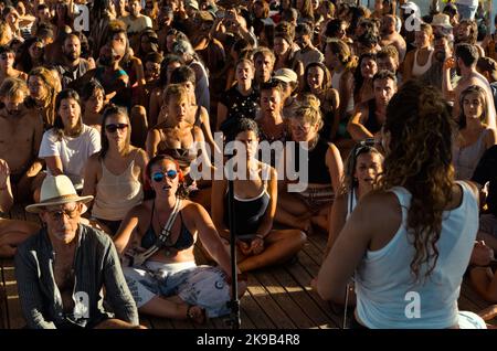Workshop in Dance Festival Andancas 2022 a Campinho, Alentejo, Portogallo Foto Stock