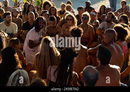 Workshop in Dance Festival Andancas 2022 a Campinho, Alentejo, Portogallo Foto Stock