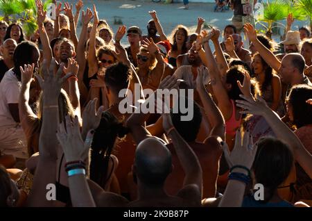 Workshop in Dance Festival Andancas 2022 a Campinho, Alentejo, Portogallo Foto Stock