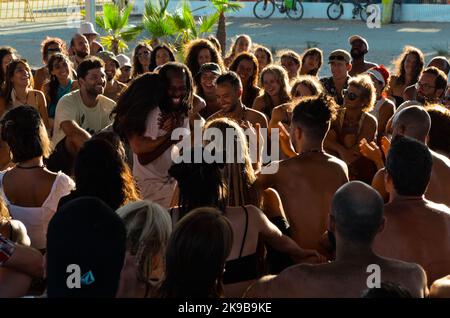 Workshop in Dance Festival Andancas 2022 a Campinho, Alentejo, Portogallo Foto Stock