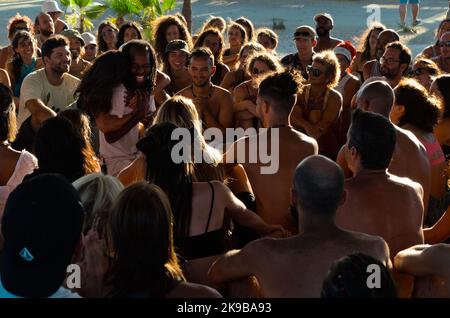 Workshop in Dance Festival Andancas 2022 a Campinho, Alentejo, Portogallo Foto Stock