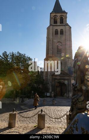 Chiesa di Saint Germain des Pres Foto Stock