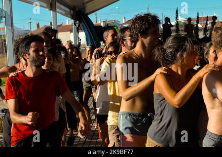 Workshop in Dance Festival Andancas 2022 a Campinho, Alentejo, Portogallo Foto Stock