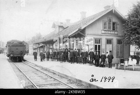 Stazione di Gnesta. Foto Stock