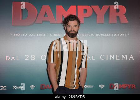 Roma, Italia. 27th Ott 2022. Stuart Martin partecipa alla foto del film 'Dampyr' al cinema Barberini multisala di Piazza Barberini. (Foto di Mario Cartelli/SOPA Images/Sipa USA) Credit: Sipa USA/Alamy Live News Foto Stock