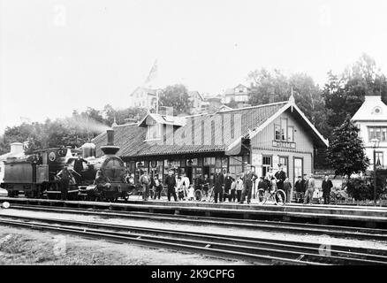 Stazione di Gnesta. Foto Stock