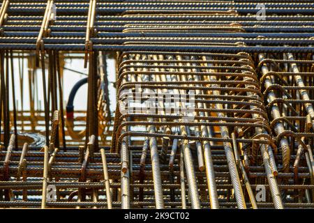 I tondini di ferro per cemento armato Foto stock - Alamy