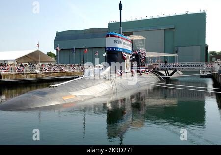 USS New Hampshire (SSN-778), sottomarino d'attacco nucleare di classe Virginia, Marina degli Stati Uniti Foto Stock