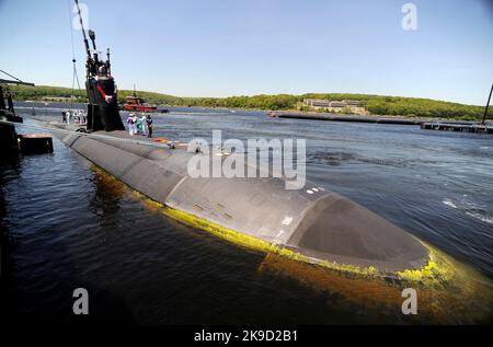 Sottomarino ad attacco rapido di classe Los Angeles USS Hartford (SSN 768) U.S. Navy Foto Stock