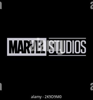 Marvel Studios. Marvel Cinematic Universe è una serie di media americani e un universo condiviso incentrato su una serie di film di supereroi prodotti da Marve Illustrazione Vettoriale